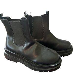 She Chelsa riding boot man-made material size 39 women's eight